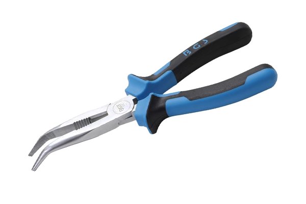 BGS Kliješta šiljasta poluokrugla savijena 200mm