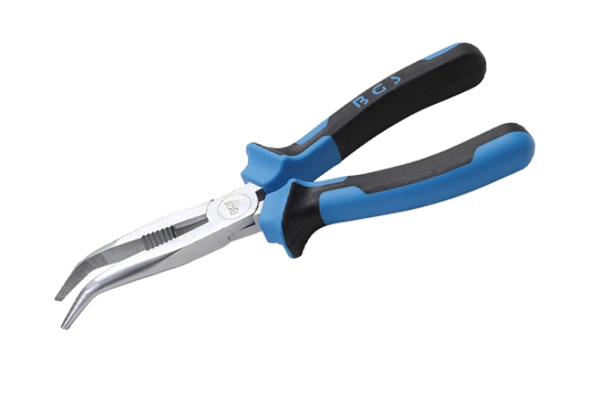 BGS Kliješta šiljasta poluokrugla savijena 200mm